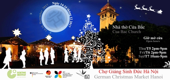 Chợ Giáng Sinh kiểu Đức lần đầu tiên sẽ được tổ chức tại Hà Nội.