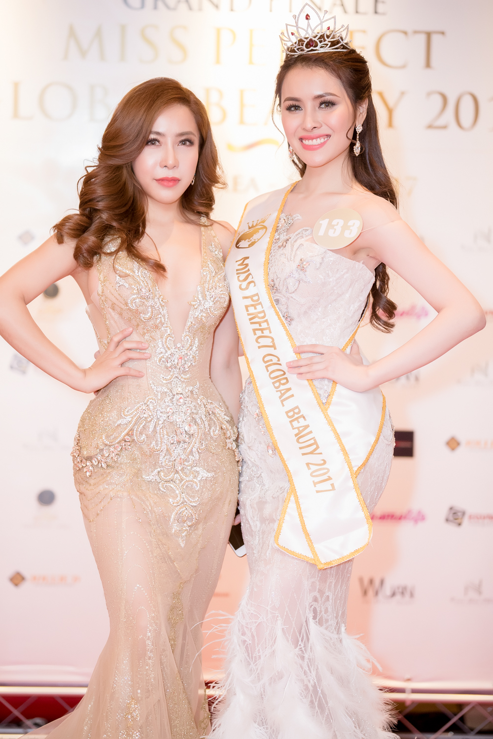 Mai Diệu Linh và Miss Perfect Global Beauty 2017 Thư Dung