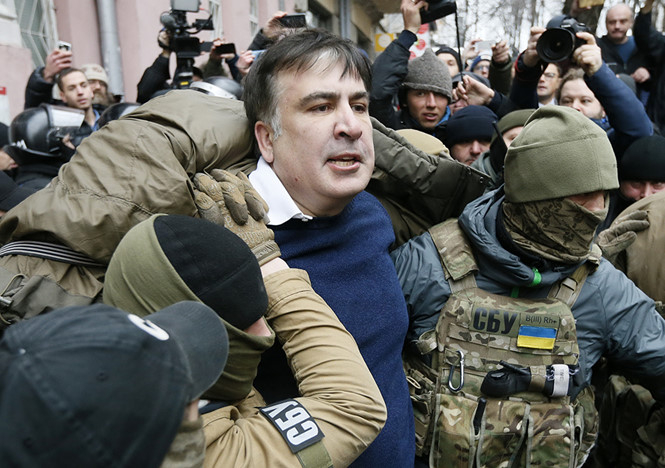 Ông Saakashvili bị bắt hôm 5.12