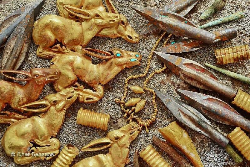 Tìm thấy ngôi mộ cổ 2800 năm chứa đầy vàng