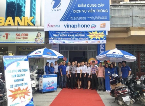 Điểm cung cấp dịch vụ viễn thông mới tại 138 Trung Kính, quận Cầu Giấy, Hà Nội của VNPT trên địa bàn Hà Nội