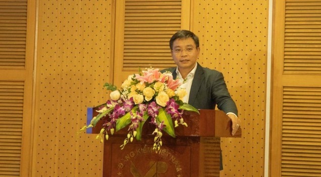 Bộ trưởng Bộ GTVT Nguyễn Văn Thắng chỉ đạo tại Hội nghị tổng kết Cục Đăng kiểm Việt Nam - Ảnh: VG