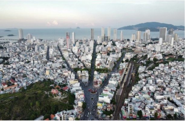 Một góc TP. Nha Trang (Khánh Hòa).