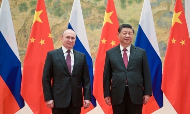 Tổng thống Nga Vladimir Putin và Chủ tịch Trung Quốc Tập Cận Bình. (Nguồn: TASS)