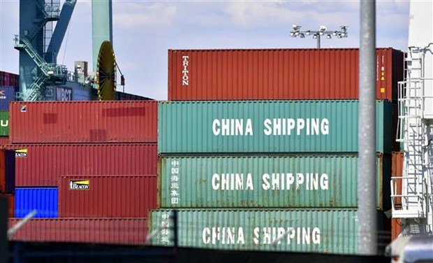 Các chuyến hàng xuất khẩu của Trung Quốc đến Triều Tiên trong năm 2022 đã tăng 247,5% so với năm trước đó lên mức 894 triệu USD. (Ảnh: AFP/TTXVN)