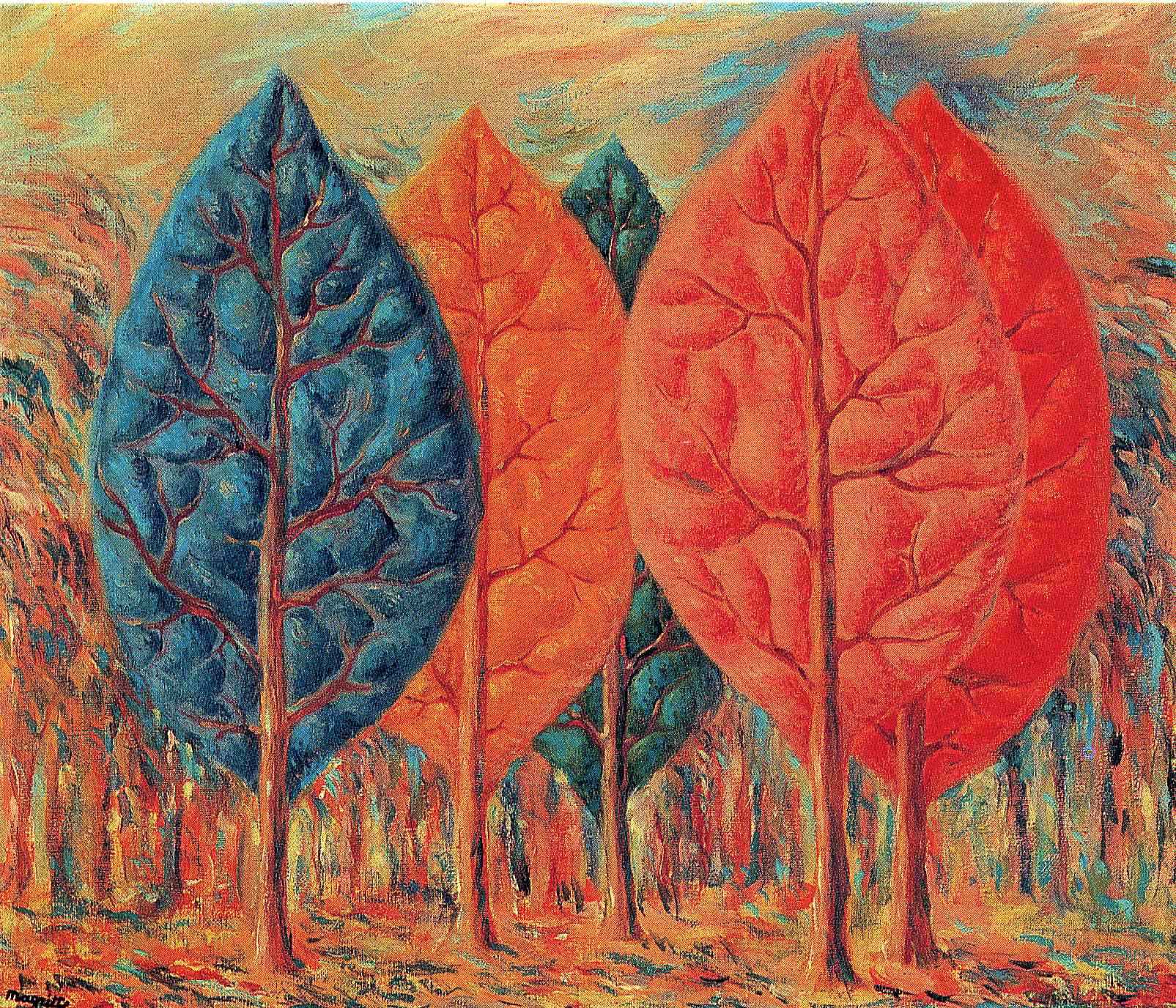 Ngọn lửa của Rene Magritte năm 1943