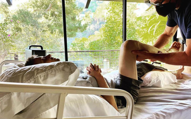 Bức ảnh mới nhất được Jeremy Renner cập nhật về tình trạng sức khoẻ của anh sau khi xuất viện về nhà vào tuần trước. (Ảnh: Jeremy Renner Instagram)