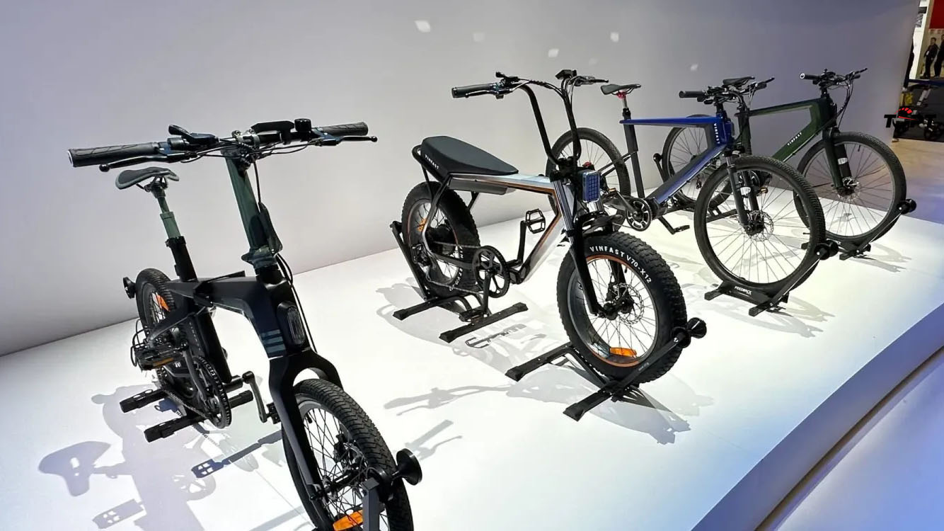 Các xe đạp điện VinFast tại CES 2023