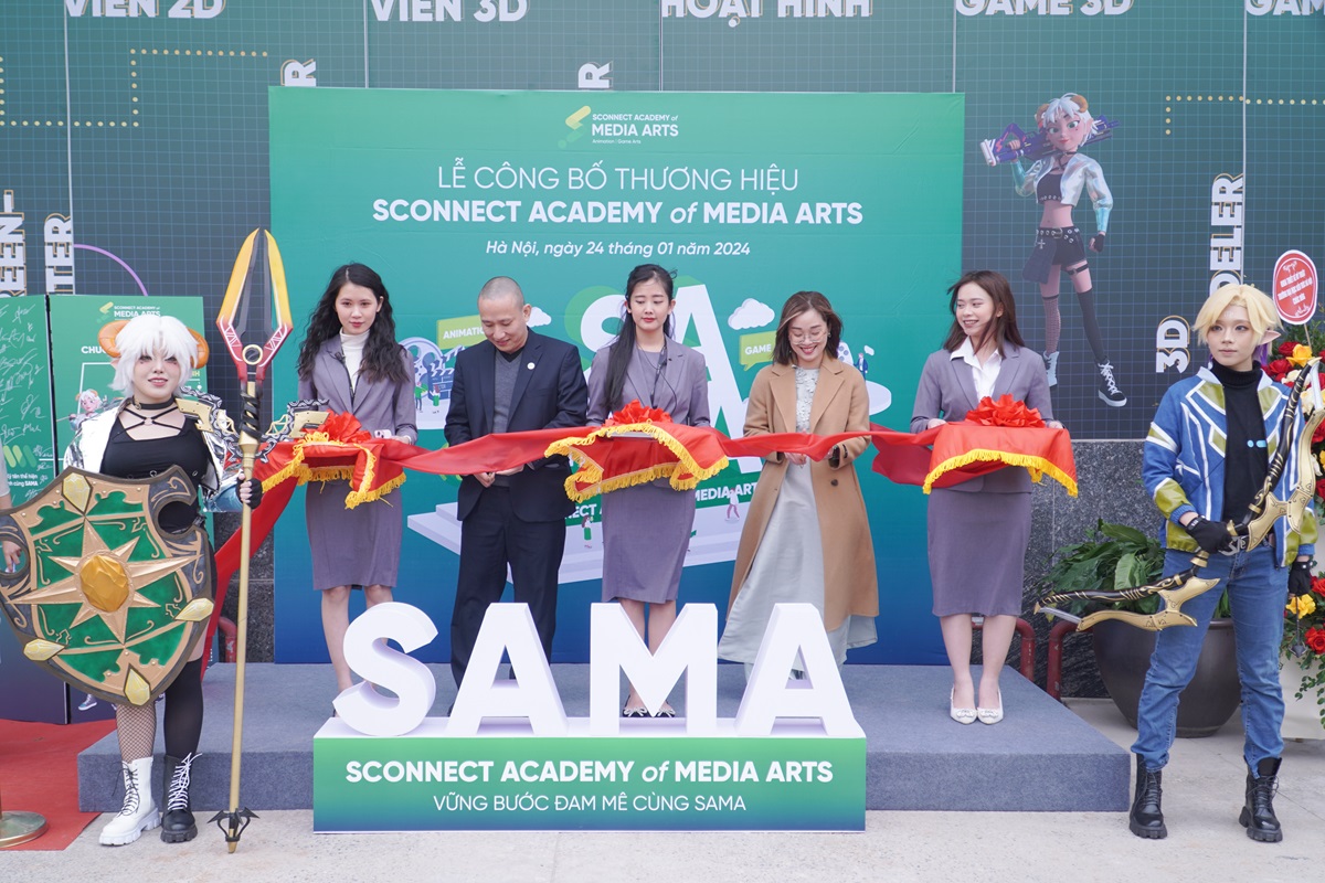 , Sconnect Academy of Media Arts (SAMA) là trường đào tạo Hoạt hình - Game đầu tiên tại Việt Nam