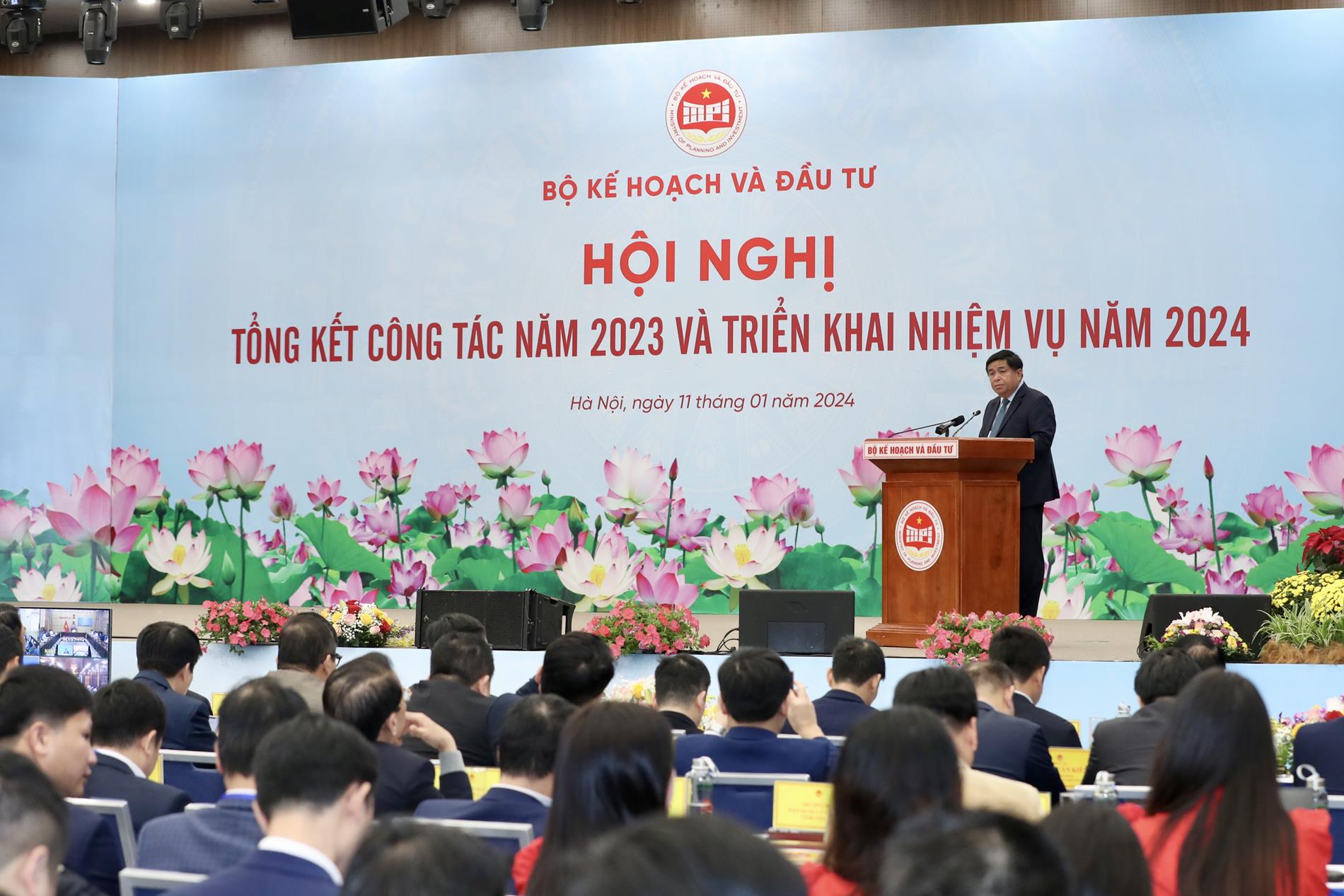Bộ trưởng Nguyễn Chí Dũng phát biểu tại Hội nghị