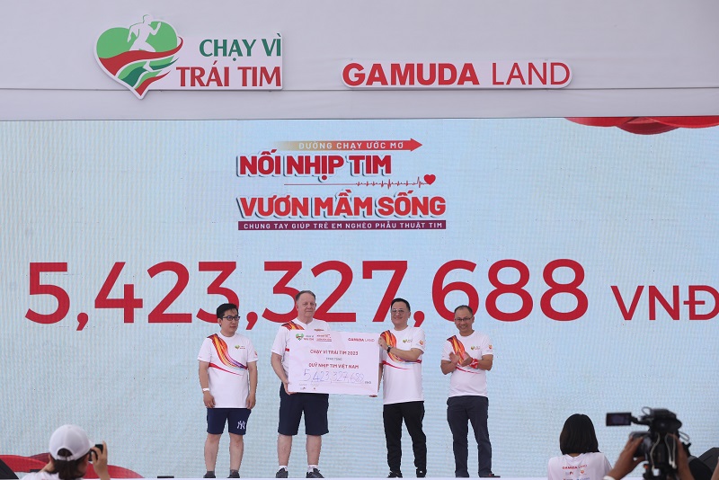 Chạy Vì Trái Tim 2023 đã vận động được số quỹ lên đến trên 5 tỷ đồng