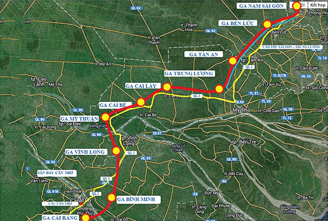 Đường sắt TP.HCM - Cần Thơ