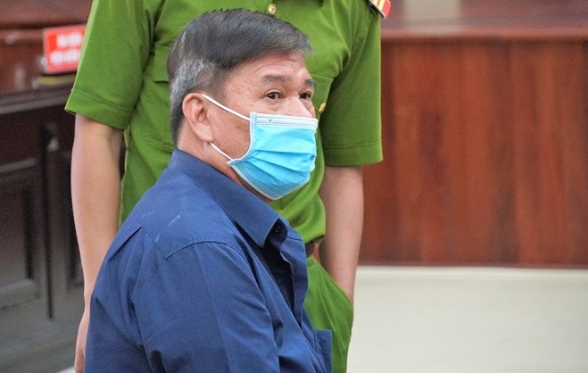 Dương Thanh Cường trong phiên toà xét xử liên quan đến Trầm Bê.
