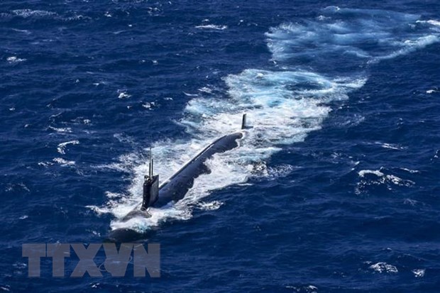 Tàu ngầm hạt nhân của Mỹ. (Ảnh: AFP/TTXVN)