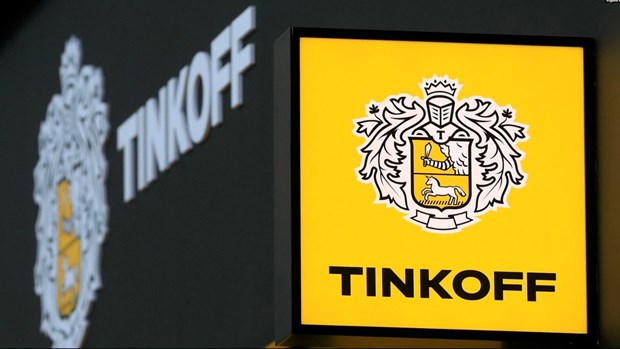 Biểu tượng của ngân hàng trực tuyến Tinkoff. (Ngồn: Reuters)