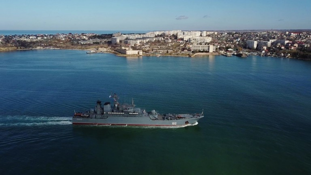 Một tàu chiến của Nga tại cảng Sevastopol ở Crimea. Nguồn: Sputnik