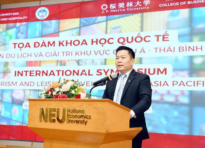 PGS.TS Nguyễn Thành Hiếu – Phó Hiệu trưởng phát biểu