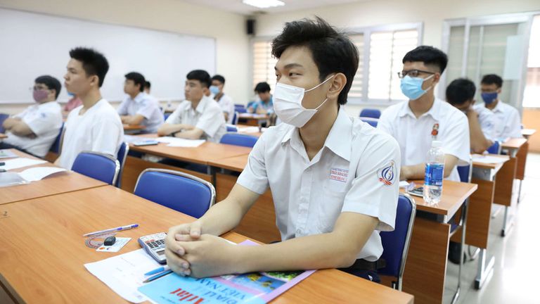 Thí sinh dự kỳ thi đánh giá tư duy của Đại học Bách khoa Hà Nội năm 2021 (Ảnh minh họa)