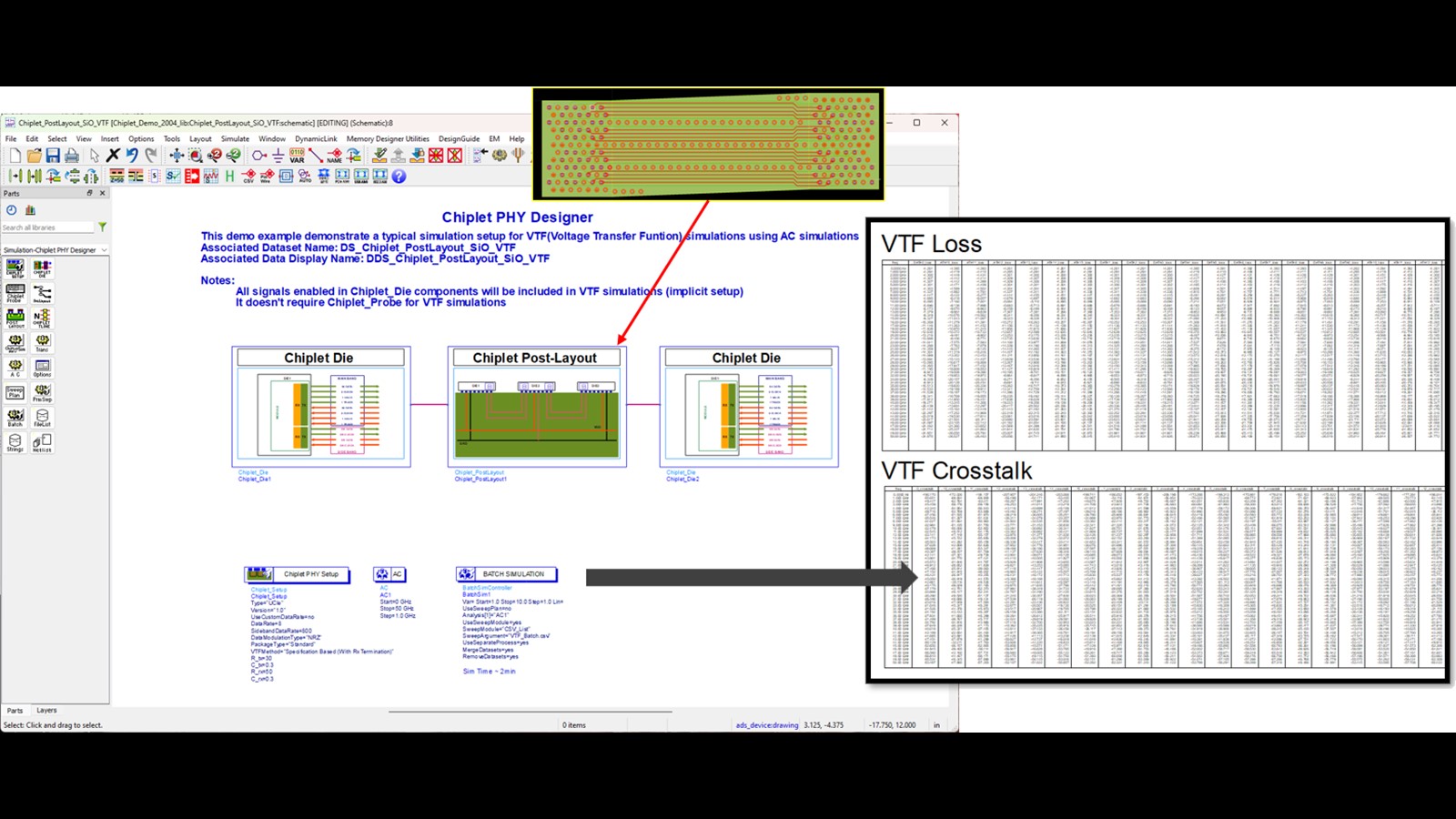 Keysight W3650B Chiplet PHY Designer