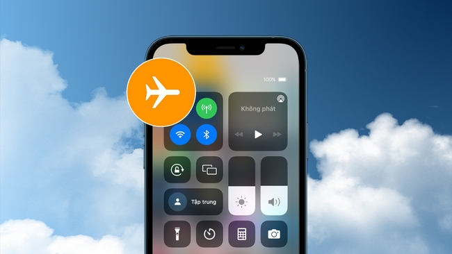 Để điện thoại ở chế độ máy bay sẽ khiến thiết bị không thể kết nối 4G