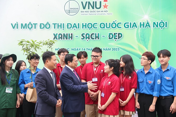 Thủ tướng Chính phủ Phạm Minh Chính thăm và làm việc với ĐHQGHN, ngày 14/4/2023