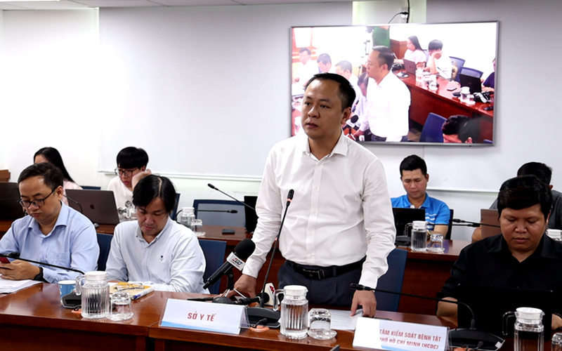 Phó Chánh Văn phòng Sở Y tế Nguyễn Hải Nam cho biết, cơ quan chức năng đang phối hợp phân tích nguyên nhân vụ ngộ độc. (Ảnh: SYT)