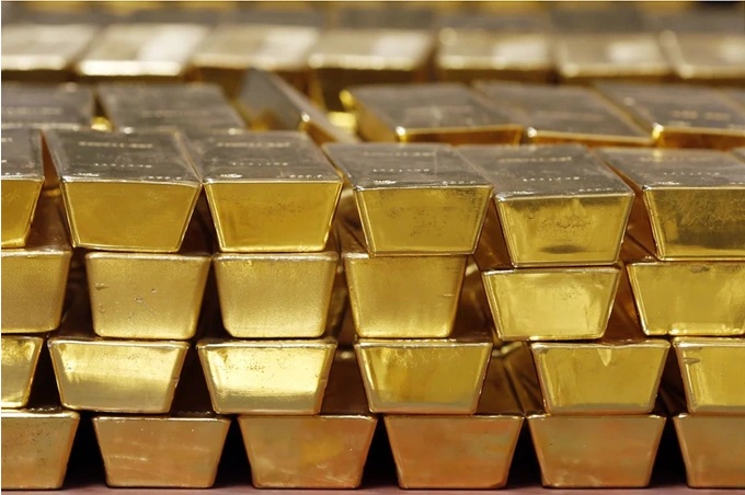 Lượng vàng thỏi của Nga, tính đến cuối tháng 2, đã tăng lên 74,9 triệu ounce, với trị giá khoảng 135,6 tỷ USD (Ảnh: AP).