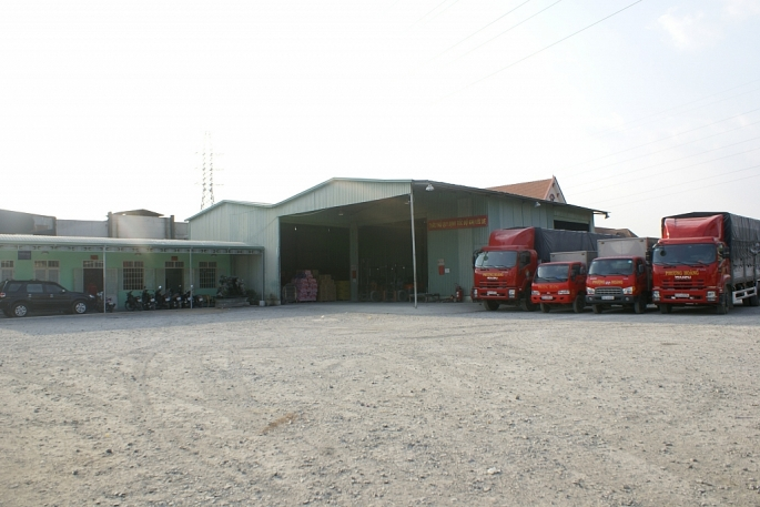 bãi đỗ xe tải phía Nam Hà Nội