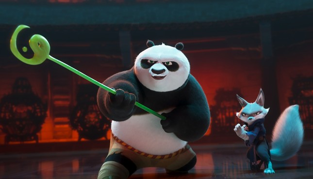 Hình ảnh trong Kung Fu Panda 4.