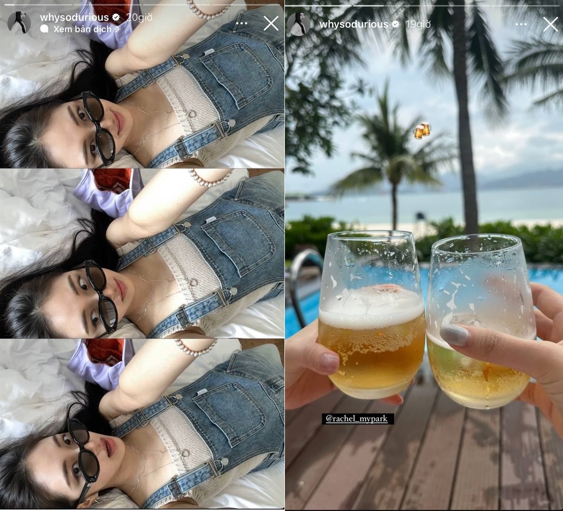 “Cô em chồng” Choi Gyu Ri chia sẻ story ngay khi đặt chân đến Vinpearl Nha Trang (Nguồn: Instagram nhân vật)