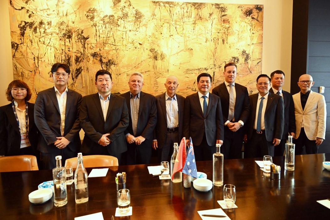 Bộ trưởng Nguyễn Hồng Diên gặp gỡ các doanh nghiệp Australia bên lề Diễn đàn Doanh nghiệp Việt Nam - Australia