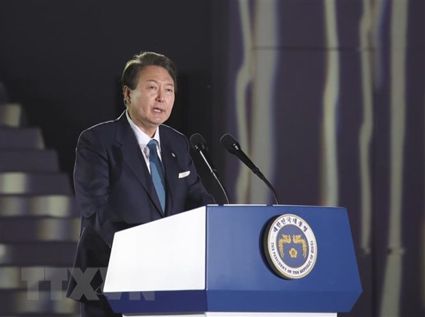 Tổng thống Hàn Quốc Yoon Suk-yeol. (Ảnh: Yonhap/TTXVN)