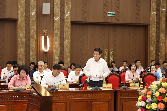 Phó Chủ tịch UBND Thành phố Dương Đức Tuấn giải trình về các ý kiến đối với Đồ án điều chỉnh tổng thể Quy hoạch chung xây dựng Thủ đô