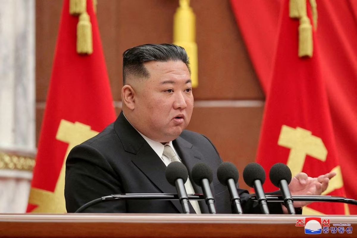 Nhà lãnh đạo Triều Tiên Kim Jong-un. Ảnh: KCNA/Reuters