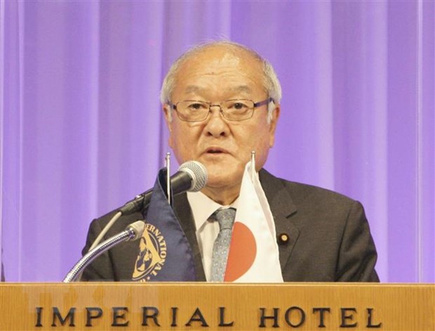 Bộ trưởng Tài chính Nhật Bản Shunichi Suzuki. (Ảnh: Kyodo/TTXVN)