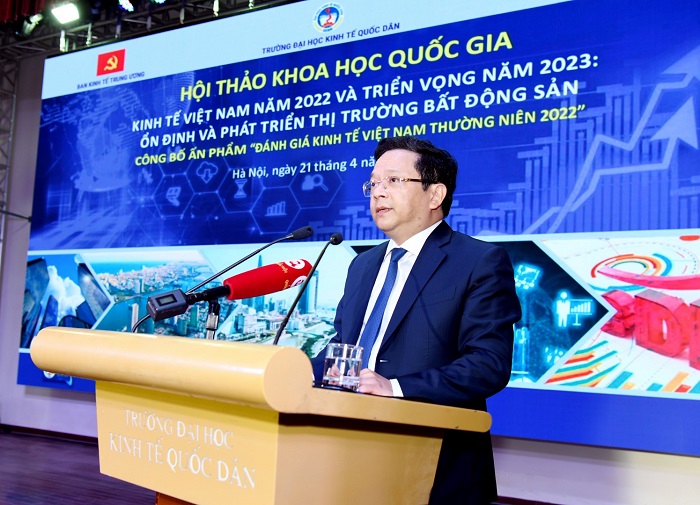  TS. Nguyễn Đức Hiển - Phó Trưởng ban Kinh tế Trung ương phát biểu