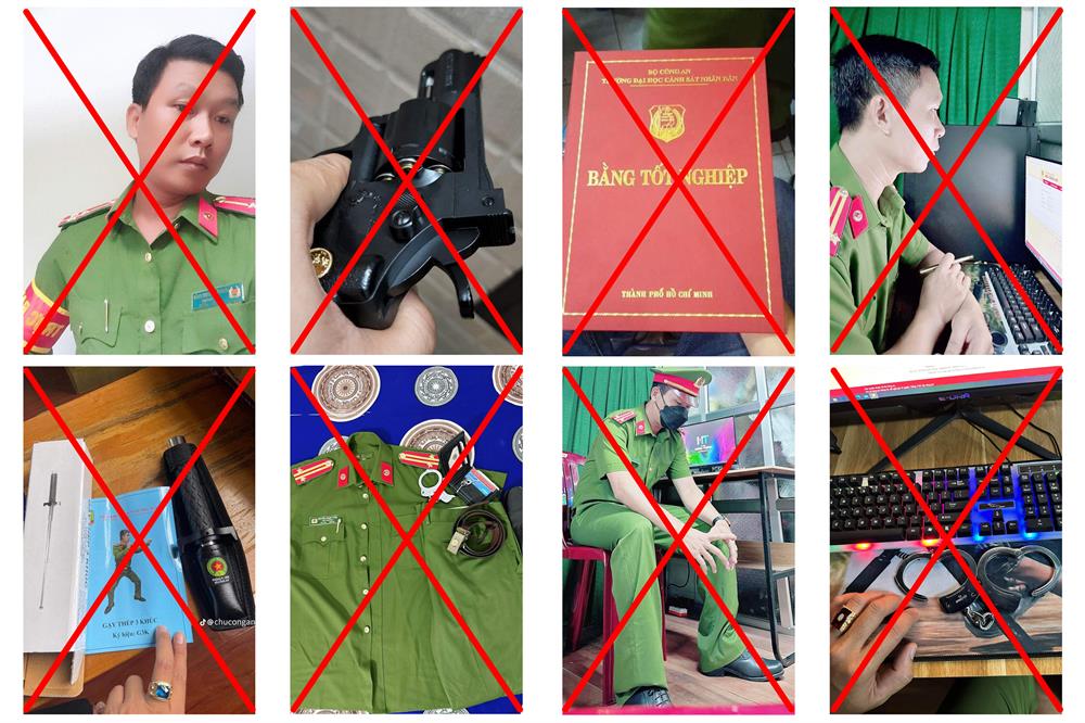 Hình ảnh đối tượng Nguyễn Văn Tuấn đăng tải trên tài khoản mạng xã hội cá nhân