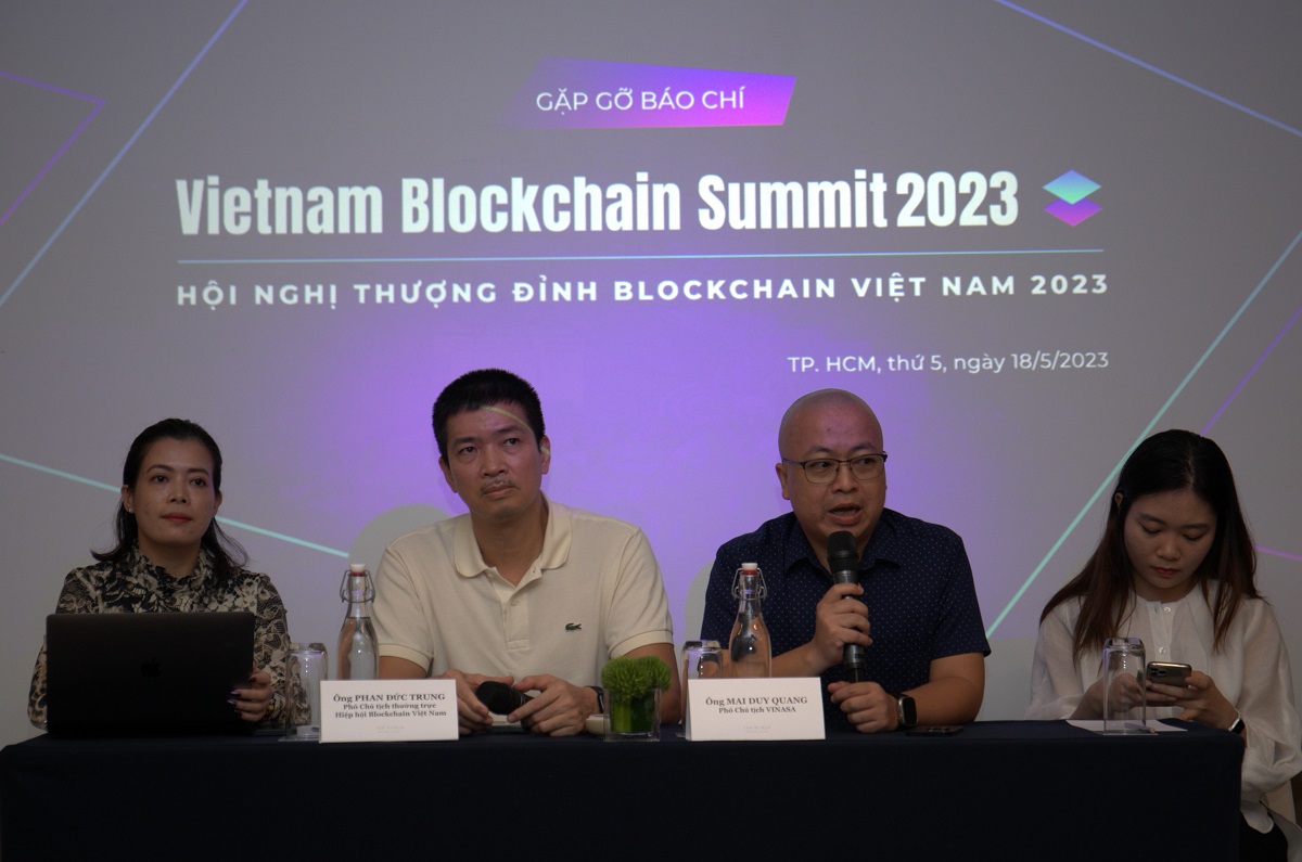 Hiệp hội Phần mềm và Dịch vụ CNTT Việt Nam (VINASA) và Hiệp hội Blockchain Việt Nam cùng tổ chức buổi họp báo công bố Hội nghị thượng đỉnh Blockchain Việt Nam 2023 (Vietnam Blockchain Summit 2023).