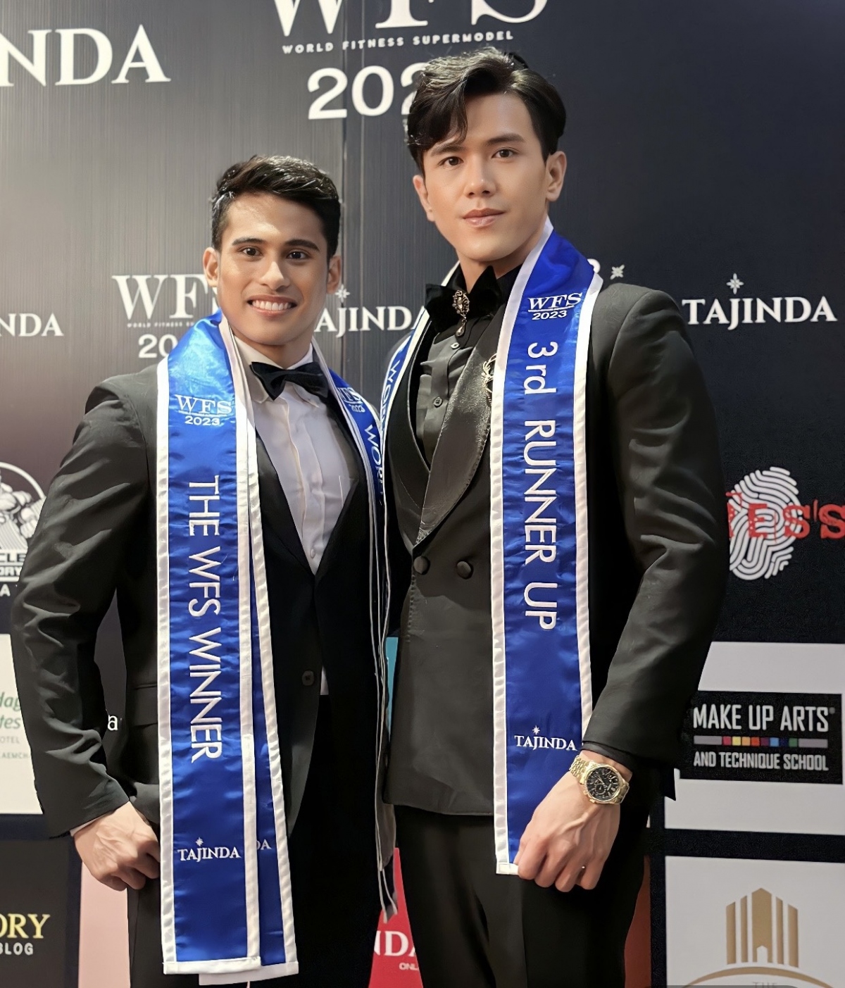 Thí sinh Philippines (trái)  đăng quang World Fitness Supermodel 2023, thí sinh Việt Nam đạt Á vương 3.