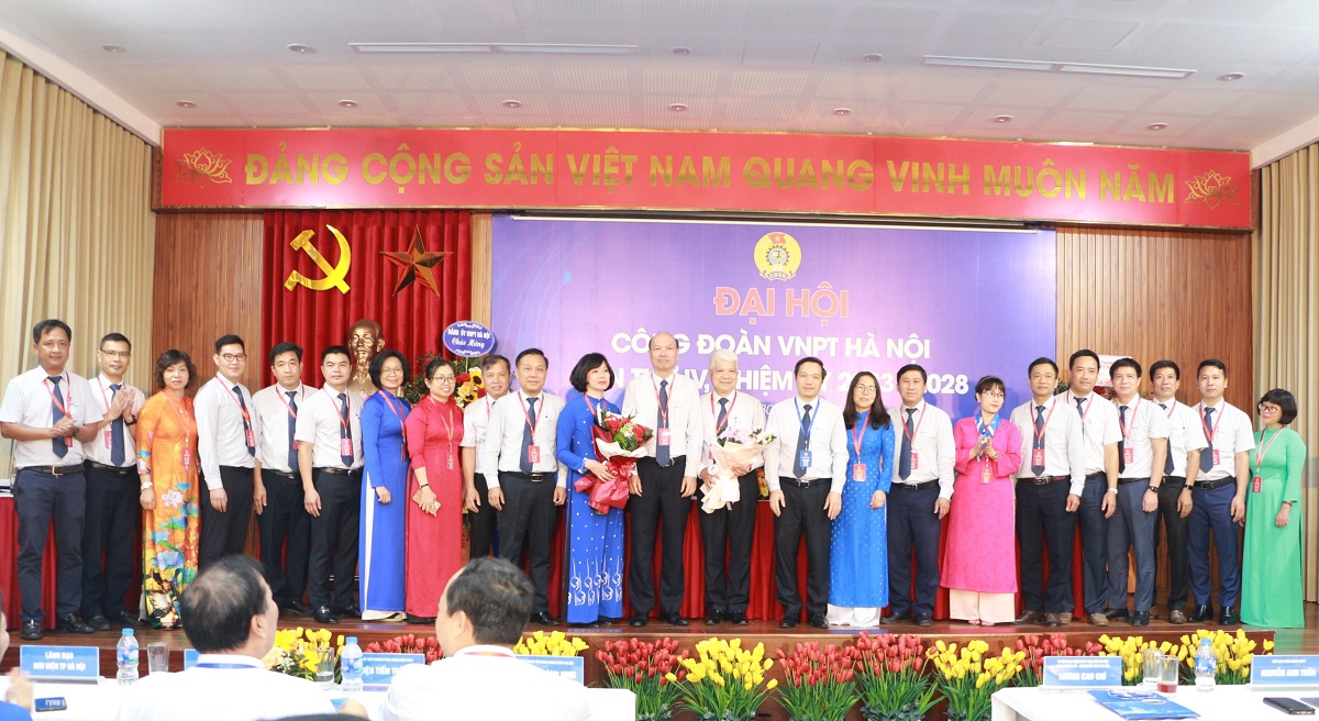Ban chấp hành Công đoàn VNPT Hà Nội nhiệm kỳ 2023 - 2028 ra mắt