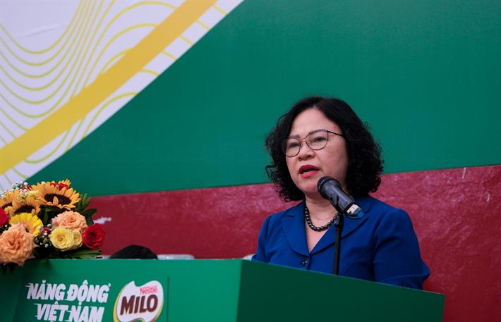 Thứ trưởng Ngô Thị Minh phát biểu khai mạc