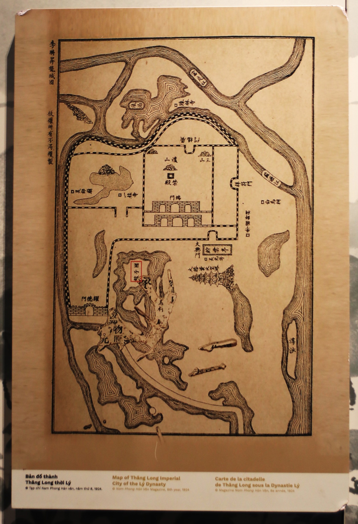 Bản đồ thành Thăng Long thời Lý