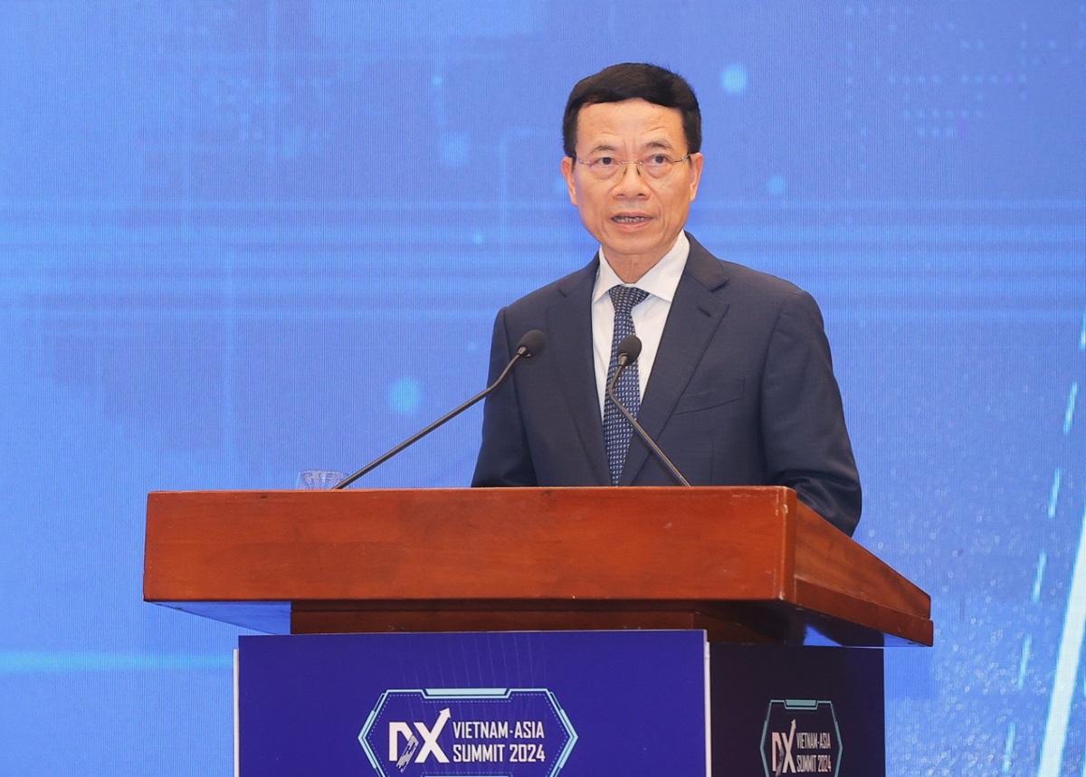 Bộ trưởng Bộ TT&TT Nguyễn Mạnh Hùng phát biểu khai mạc Diễn đàn