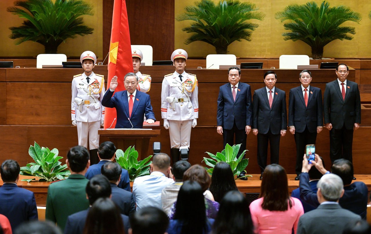 Ông Tô Lâm tuyên thệ nhậm chức Chủ tịch nước Cộng hòa xã hội chủ nghĩa Việt Nam nhiệm kỳ 2021-2026