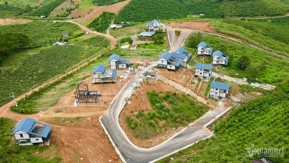 Một khu đất được phân lô ở huyện Bảo Lâm, tỉnh Lâm Đồng. (Ảnh: Anh Phương)