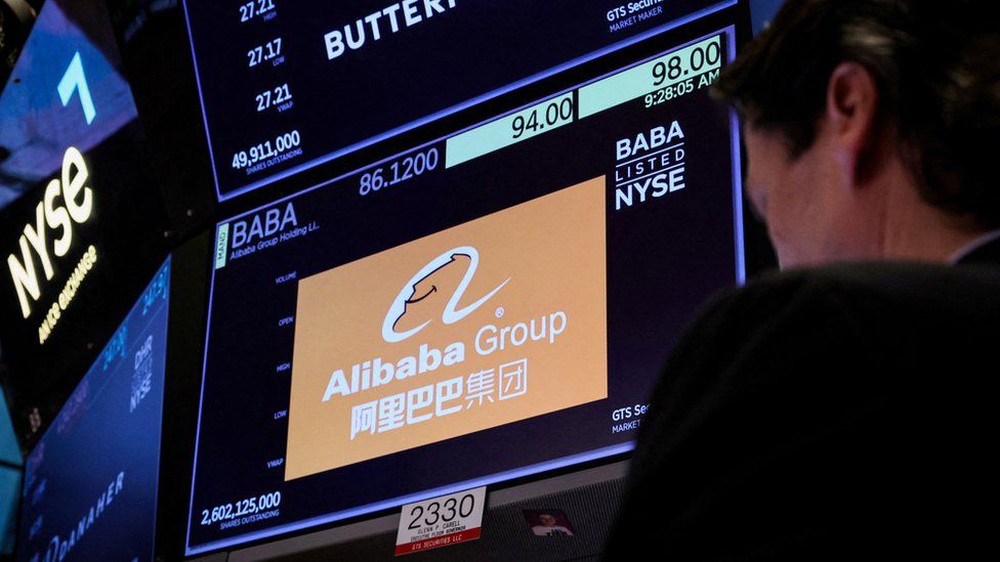 Vốn hóa Alibaba sụt giảm hơn 500 tỷ USD từ mức đỉnh năm 2020 (Nguồn: CNBC)