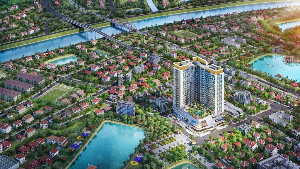 Vinhomes Sky Park sở hữu vị trí đắc địa giữa tâm mạch thịnh vượng của trung tâm thành phố Bắc Giang.