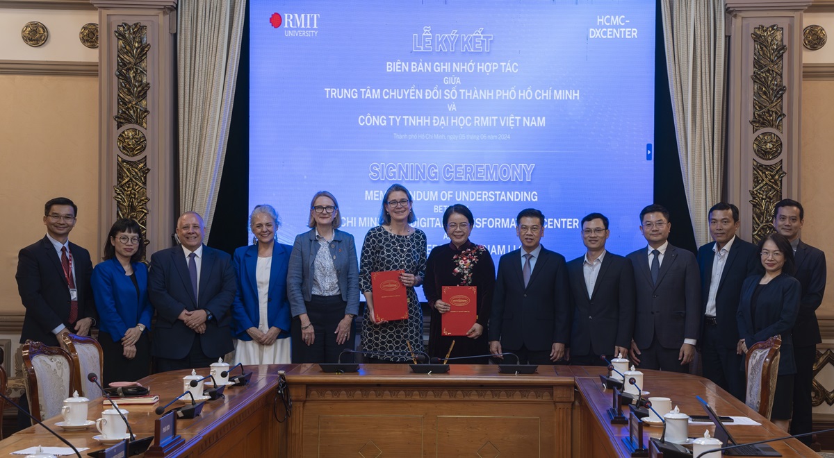 Lễ ký kết biên bản ghi nhớ hợp tác giữa HCMC-DXCENTER và Đại học RMIT 