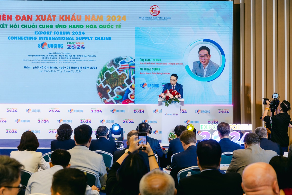 Ông Gijae Seong- Giám Đốc Điều Hành Amazon Global Selling Việt Nam chia sẻ về tiềm năng tăng tốc xuất khẩu cho doanh nghiệp Việt Nam qua TMĐT xuyên biên giới