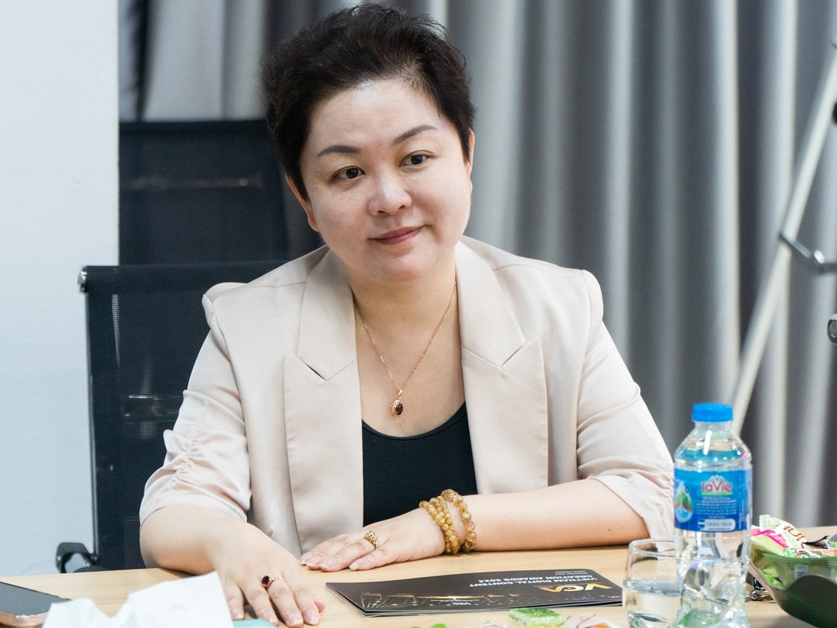 Bà April Mao, CEO Leadjoy đánh giá cao những sản phẩm hoạt hình của Việt Nam và đề xuất mở rộng kết nối các nhà sáng tạo Việt với thị trường Trung Quốc